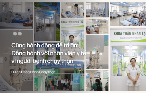 Cùng hành động để tri ân: Đồng hành với nhân viên y tế vì người bệnh chạy&nbsp;thận